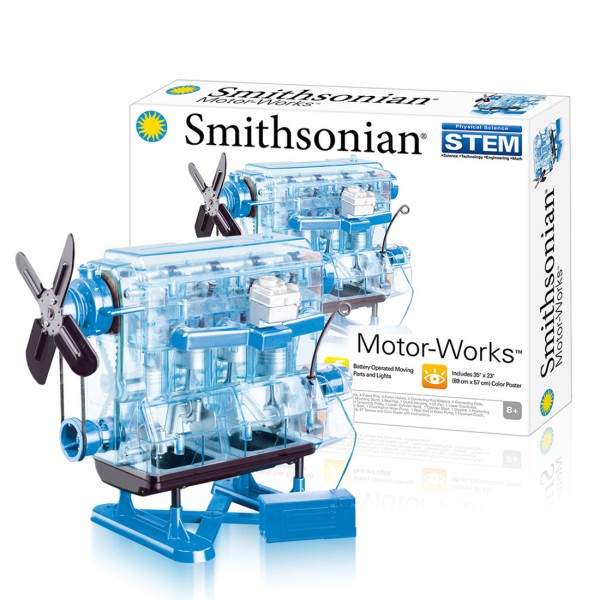 Smithsonian Motor Works Transparent 4-Cylinder Engine Kit