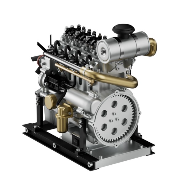 TECHING DM115 1:10 L4 Diesel Engine Model Kit 300+PCS