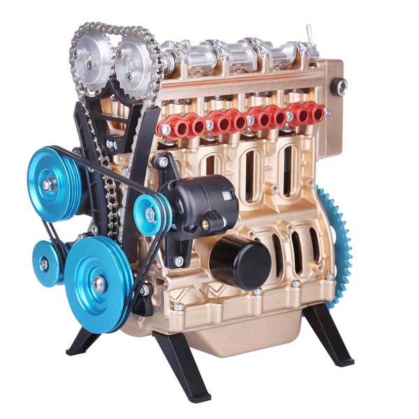TECHING DM13-B Inline-4 Engine Assembly Kit 325PCS