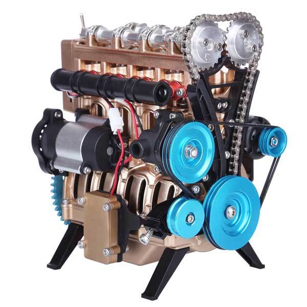 TECHING DM13-B Inline-4 Engine Assembly Kit 325PCS