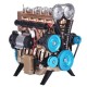 TECHING DM13-B Inline-4 Engine Assembly Kit 325PCS