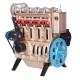 TECHING DM13-B Inline-4 Engine Assembly Kit 325PCS