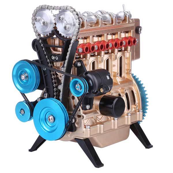 TECHING DM13-B Inline-4 Engine Assembly Kit 325PCS