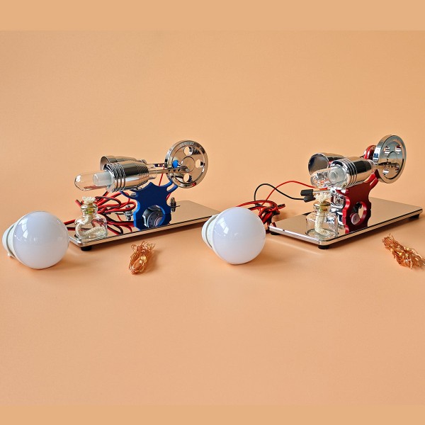 ENJOMOR Gamma Stirling Generator with LED Set ENJOMOR Gamma Stirling Generator with LED Set