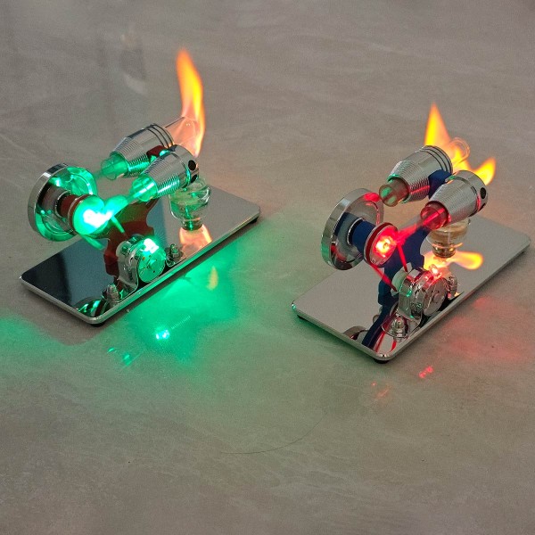 ENJOMOR Gamma Stirling Generator with LED Set ENJOMOR Gamma Stirling Generator with LED Set