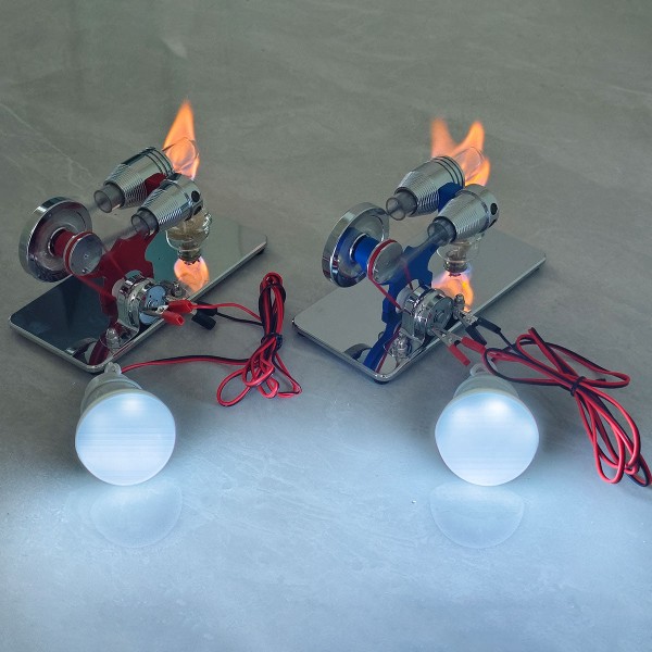 ENJOMOR Gamma Stirling Generator with LED Set ENJOMOR Gamma Stirling Generator with LED Set