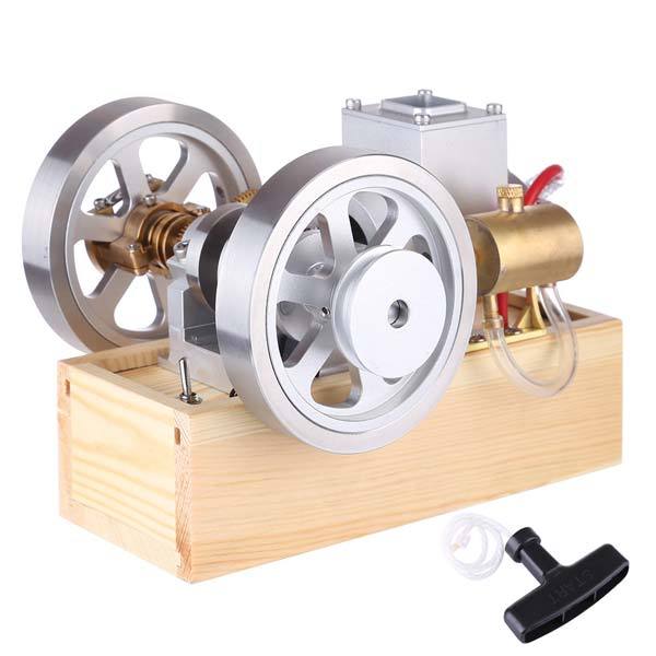 M90 Full-Metal Hit-and-Miss Gas Engine with Base