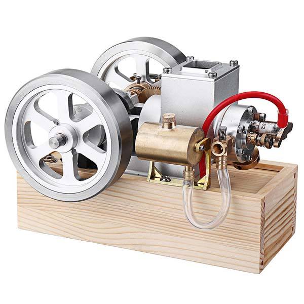 M90 Full-Metal Hit-and-Miss Gas Engine with Base