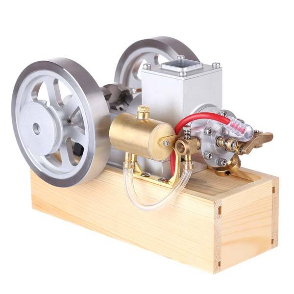 M90 Full-Metal Hit-and-Miss Gas Engine with Base
