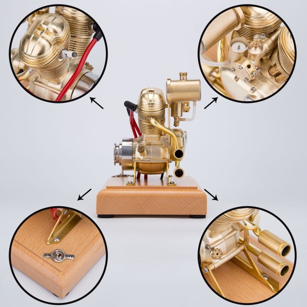 R28 4.3cc OHV V-Twin Gasoline Engine Model