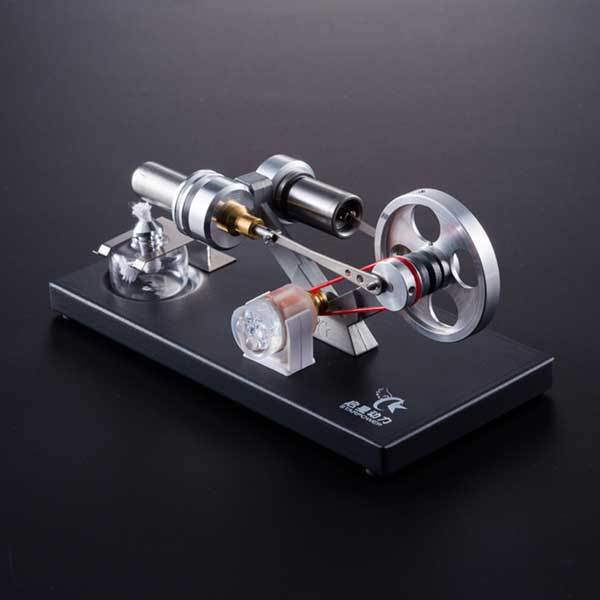 Unassembled Stirling Generator Kit with 4 LEDs Unassembled Stirling Generator Kit with 4 LEDs