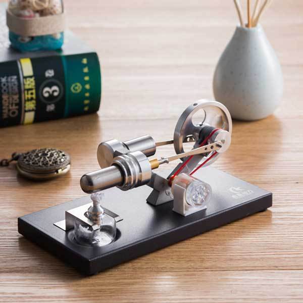 Unassembled Stirling Generator Kit with 4 LEDs Unassembled Stirling Generator Kit with 4 LEDs
