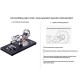 Unassembled Stirling Generator Kit with 4 LEDs Unassembled Stirling Generator Kit with 4 LEDs