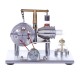 Hot-Air Stirling Engine Generator with Color LED Hot-Air Stirling Engine Generator with Color LED