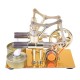 Twin-Cylinder Stirling Engine Generator with Bulb Twin-Cylinder Stirling Engine Generator with Bulb