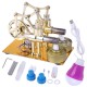 Twin-Cylinder Stirling Engine Generator with Bulb Twin-Cylinder Stirling Engine Generator with Bulb