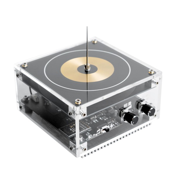 Vinyl-Record Bluetooth Tesla Coil Plasma Speaker