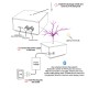Vinyl-Record Bluetooth Tesla Coil Plasma Speaker