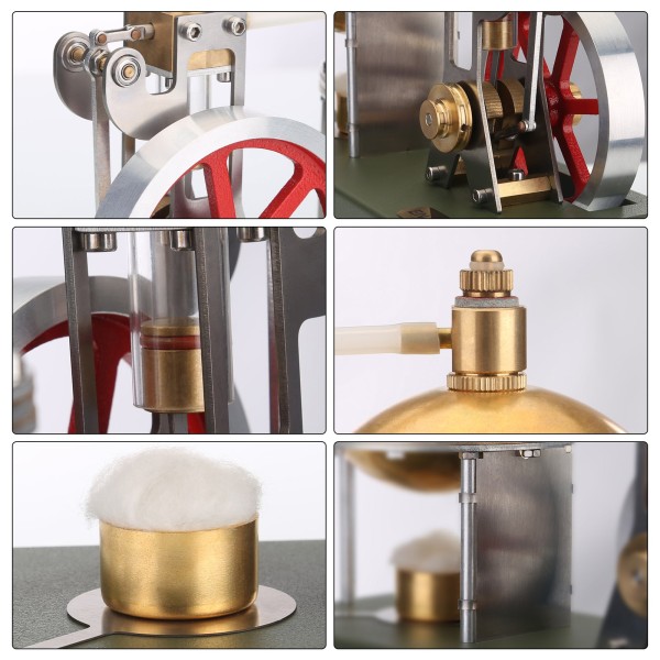 ENJOMOR Vertical Steam Engine with Spherical Boiler ENJOMOR Vertical Steam Engine with Spherical Boiler