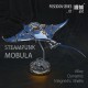 Mechanical Manta Ray 3D Metal Assembly Model with Lights