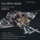 Mechanical Manta Ray 3D Metal Assembly Model with Lights