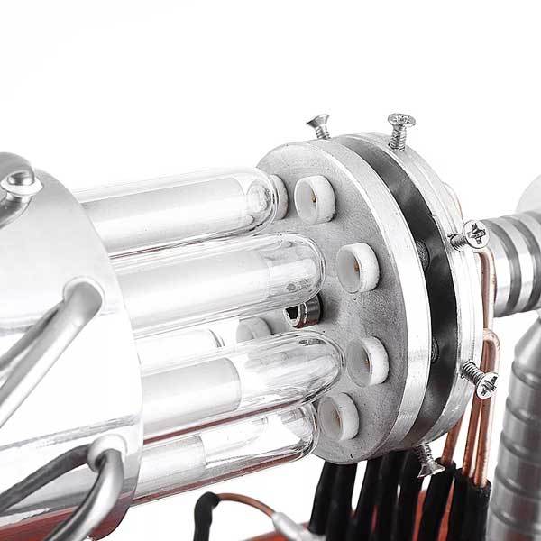 16-Cylinder Quartz-Tube Stirling Engine Model