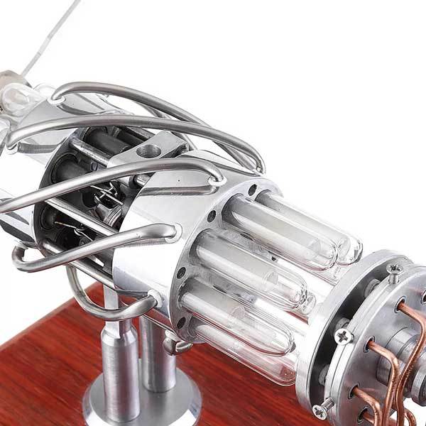 16-Cylinder Quartz-Tube Stirling Engine Model