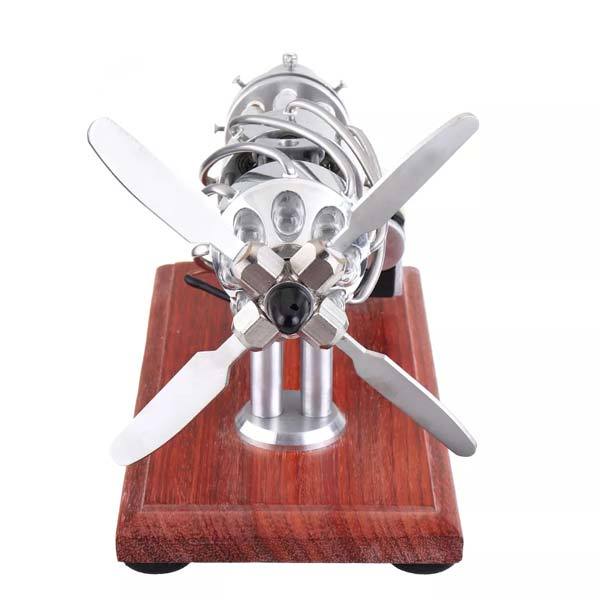 16-Cylinder Quartz-Tube Stirling Engine Model