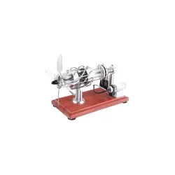 16-Cylinder Quartz-Tube Stirling Engine Model