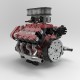 ENJOMOR GS-V8 Pro 78cc DOHC V8 Gasoline Engine
