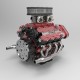 ENJOMOR GS-V8 Pro 78cc DOHC V8 Gasoline Engine