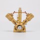 RW-V2 Reversible V-Twin Marine Steam Engine