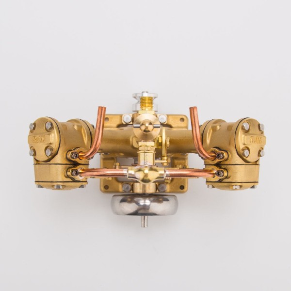 RW-V2 Reversible V-Twin Marine Steam Engine
