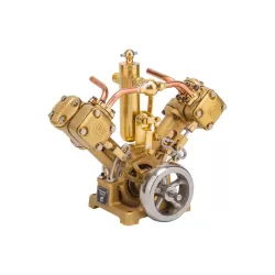 RW-V2 Reversible V-Twin Marine Steam Engine