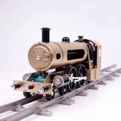 TECHING DM21 Metal Steam Locomotive Model Kit 387PCS