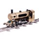 TECHING DM21 Metal Steam Locomotive Model Kit 387PCS