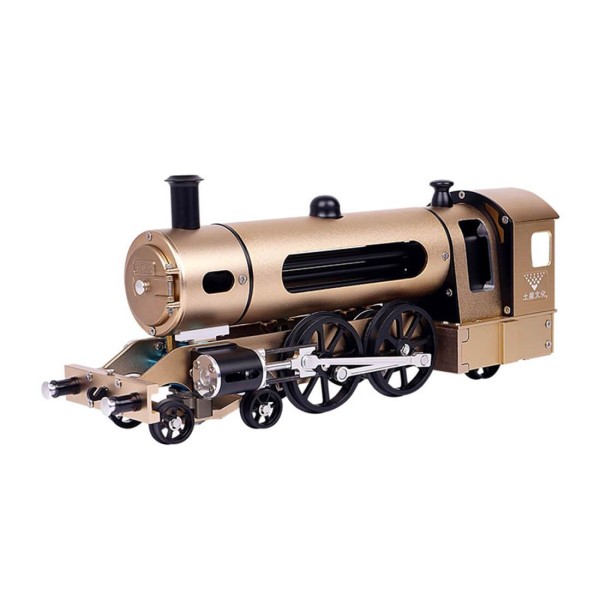 TECHING DM21 Metal Steam Locomotive Model Kit 387PCS