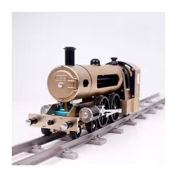 TECHING DM21 Metal Steam Locomotive Model Kit 387PCS