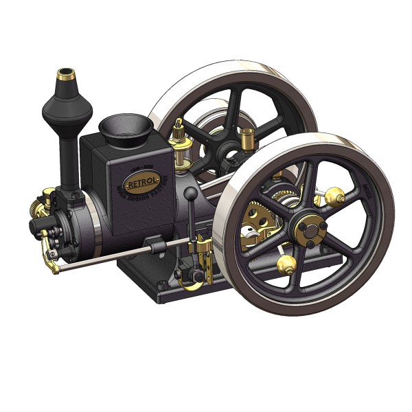 RETROL HM-01 7cc Antique Hit and Miss Engine Model RETROL HM-01 7cc Antique Hit and Miss Engine Model