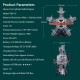 TECHING 1/6 Five-Cylinder Radial Engine Model Kit – 230+ Pieces TECHING 1/6 Five-Cylinder Radial Engine Model Kit – 230+ Pieces