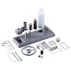 Desktop All-Metal Stirling Engine DIY Kit