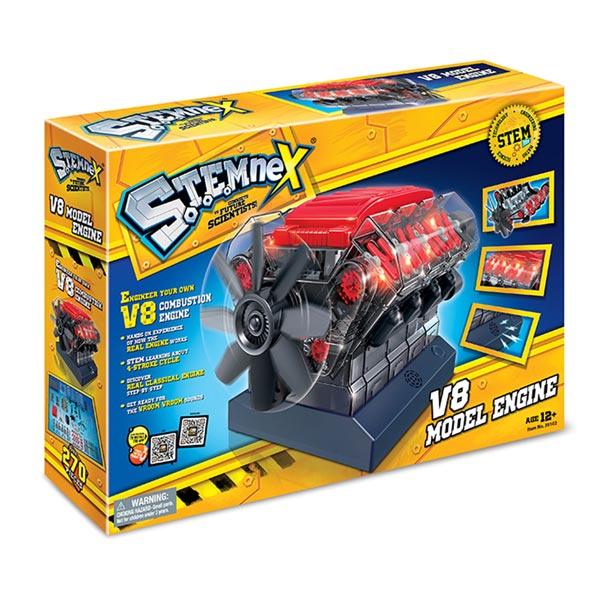 V8 STEM Working Engine Model Building Kit