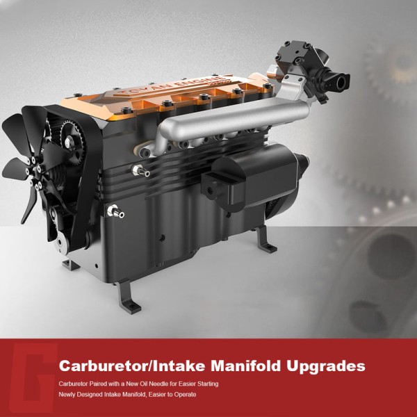 TOYAN FS-L400BGC 14CC Inline Four-Cylinder Gasoline Engine TOYAN FS-L400BGC 14CC Inline Four-Cylinder Gasoline Engine