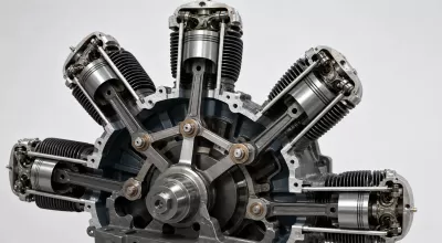 How Master and Articulating Rods Work in Radial Engines
