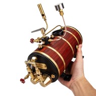 Steam Engine Horizontal Steam Boiler for Model Ship KACIO WS100XL 1000mL Steam Engine Horizontal Steam Boiler for Model Ship KACIO WS100XL 1000mL