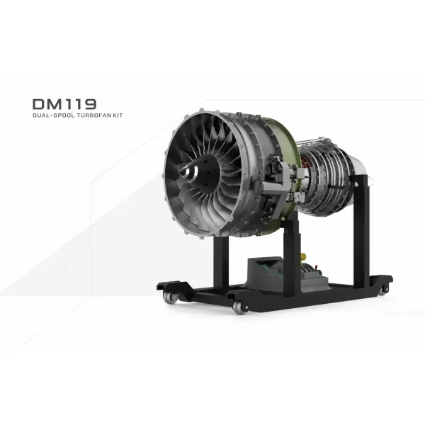 TECHING 1/10 Full-Metal Turbofan Engine Model Kit – 1000+ Pieces TECHING 1/10 Full-Metal Turbofan Engine Model Kit – 1000+ Pieces