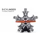 TECHING 1/6 Five-Cylinder Radial Engine Model Kit – 230+ Pieces TECHING 1/6 Five-Cylinder Radial Engine Model Kit – 230+ Pieces