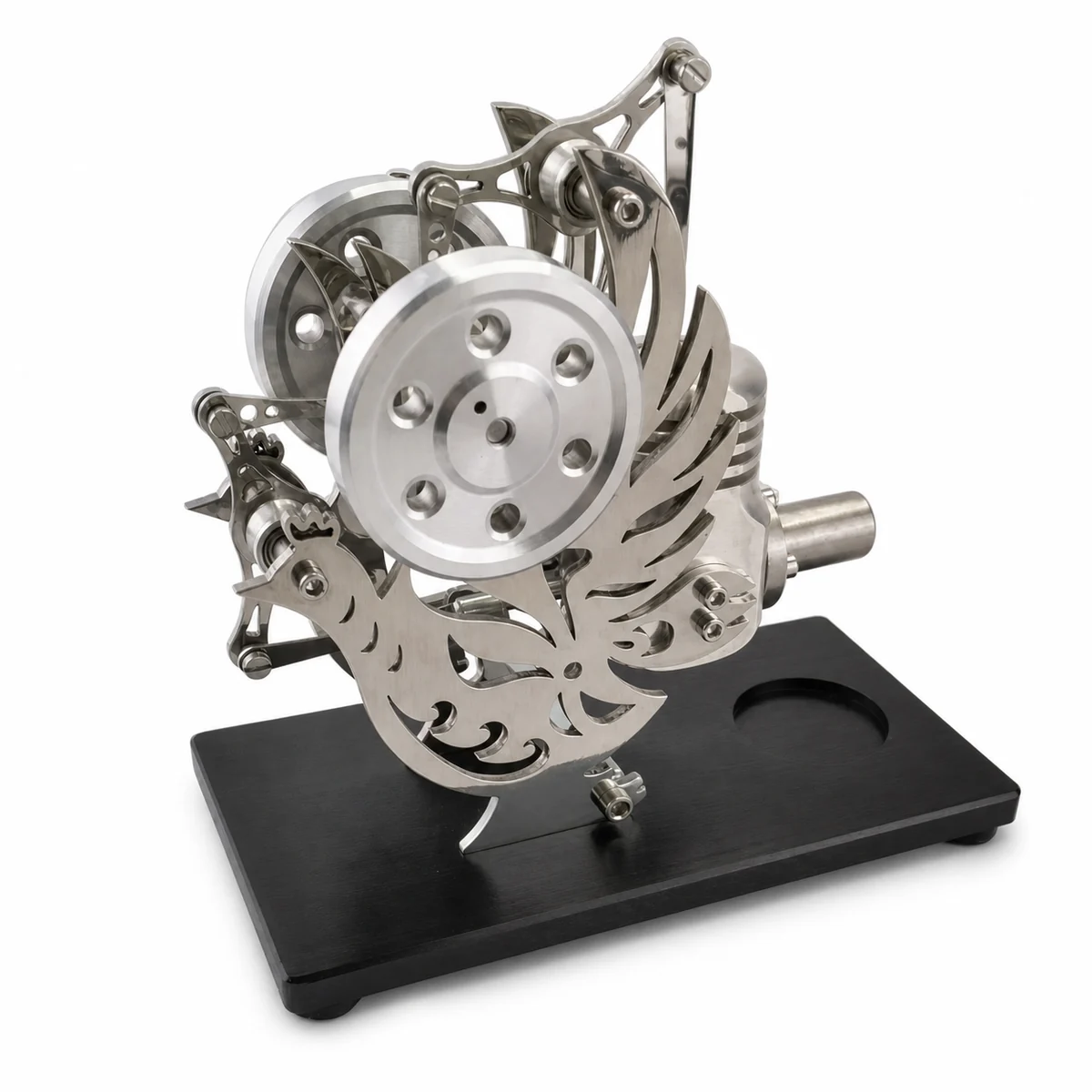 Flying bird single-cylinder Stirling engine model