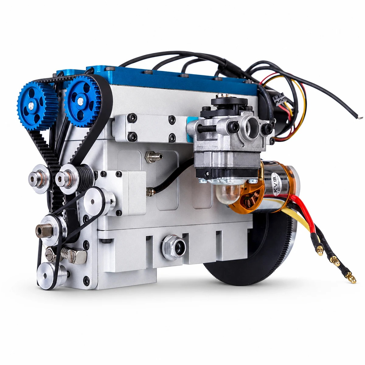 Inline four-cylinder DOHC working engine model
